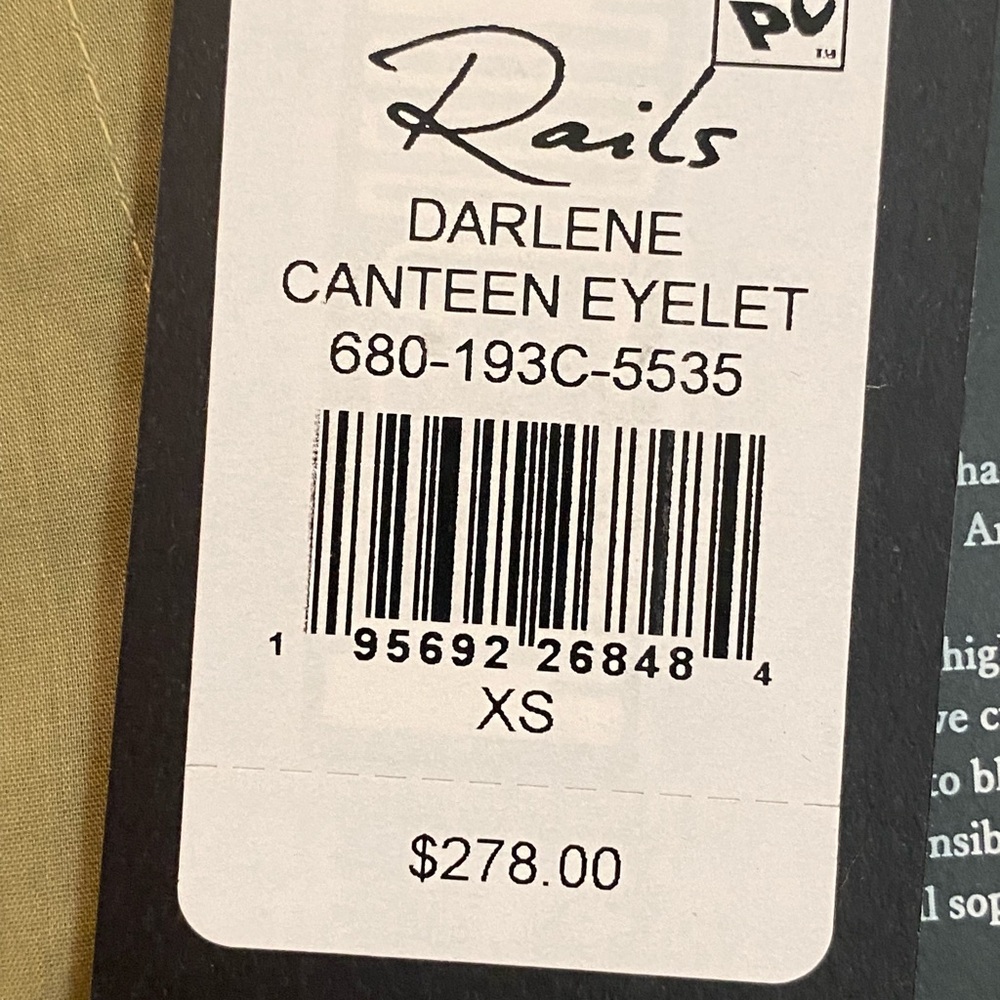 Rails DARLENE‎ DRESS - CANTEEN
EYELET - Picture 8 of 11